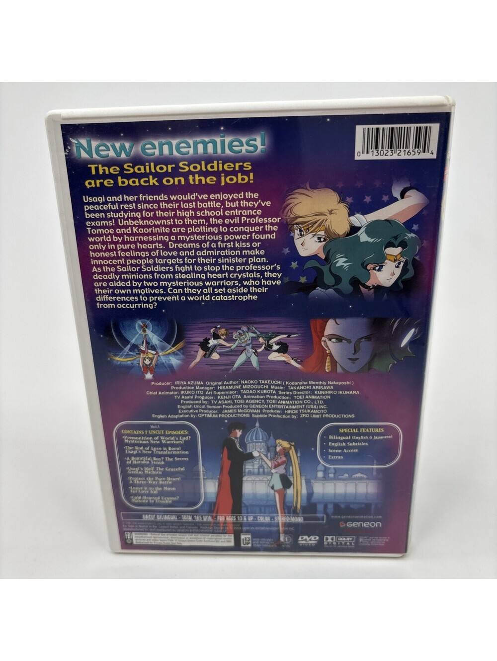 Sailor Moon S Heart Collection I DVD 2004 Signature Series Tested - Picture 5 of 8